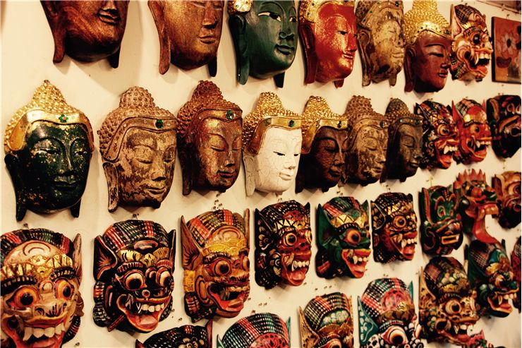 Different Carnival Masks
